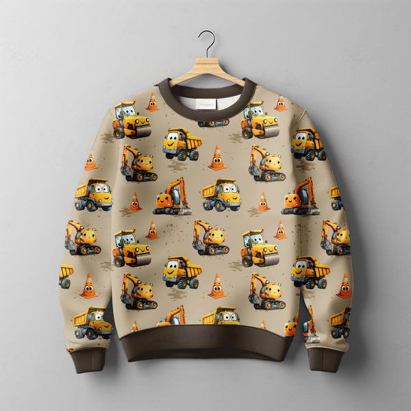 French terry Sm&aring; Maskiner