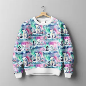 Hovedbilde French terry S&oslash;t Nordlys