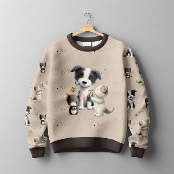 Jersey panel Sm&aring;poter, str.M