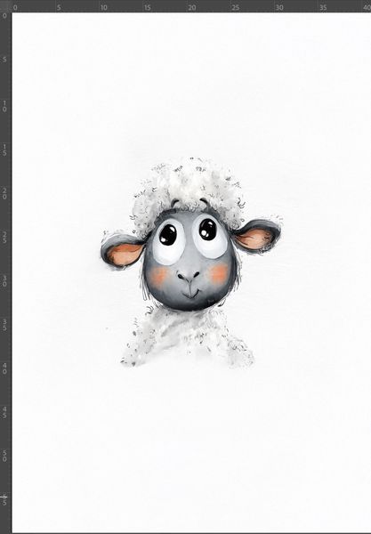 Jersey panel Lille Sau, str.M