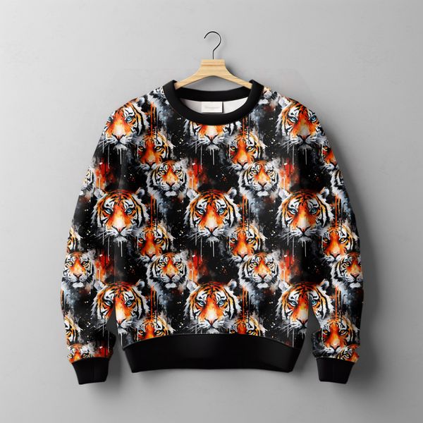 French terry Tigerblikk