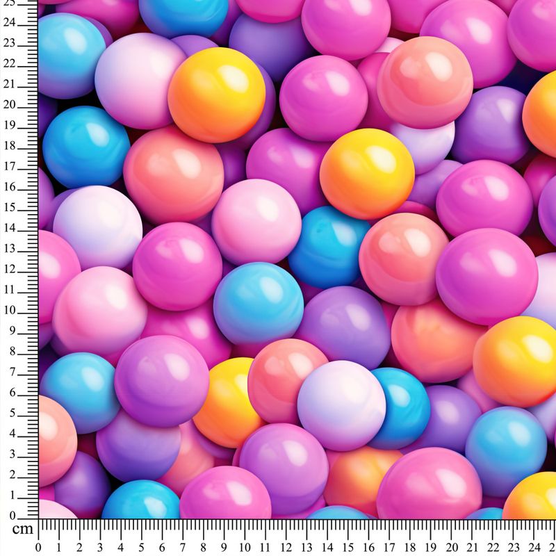 French terry Gum Balls