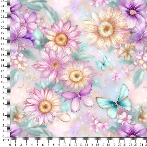 Jersey Pastellblomster