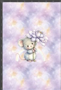 Hovedbilde Jersey panel Blomstermus, str.M