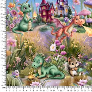 Hovedbilde Bambus French Terry Drageeventyr