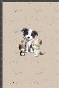 Hovedbilde Jersey panel Sm&aring;poter, str.M