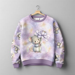 Hovedbilde Jersey panel Blomstermus, str.M