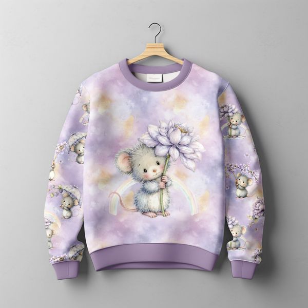 Jersey panel Blomstermus, str.M