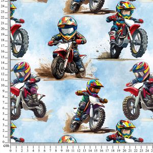 Hovedbilde Boardshort-stoff Motocross