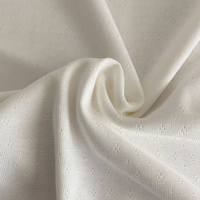 Hovedbilde Pointoille Strikket Jersey Off White